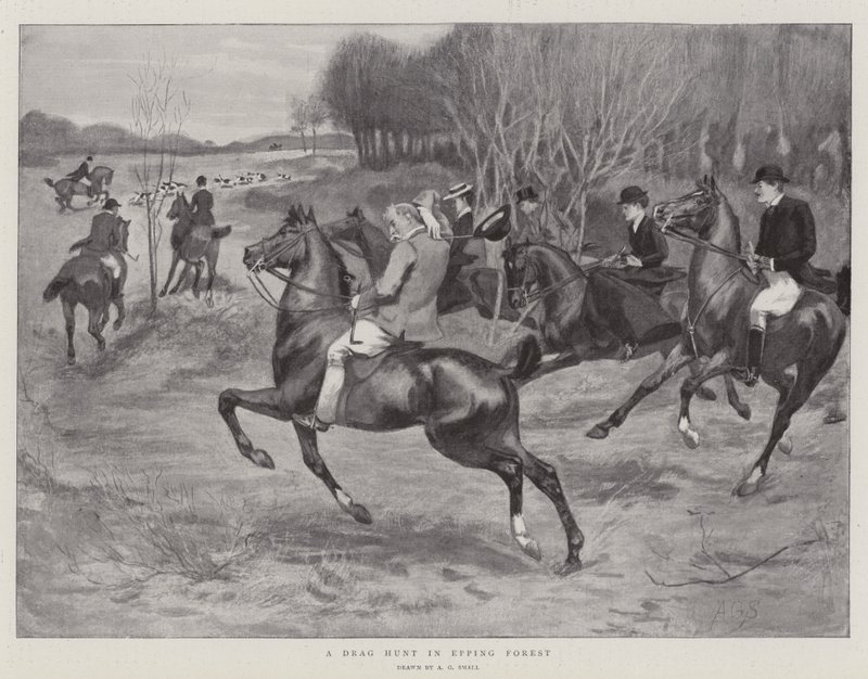 Epping Ormanında Sürükle Avı by A. G. Small