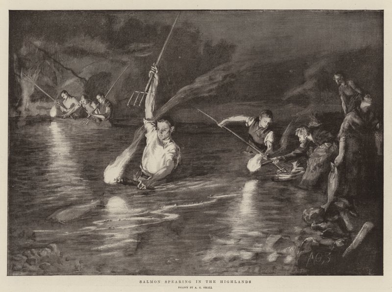 Yaylalarda Somon Spearing by A. G. Small