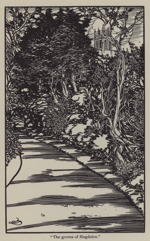 Charles Lamb (lito) tarafından Elia Denemeleri için İllüstrasyon by A. Garth Jones