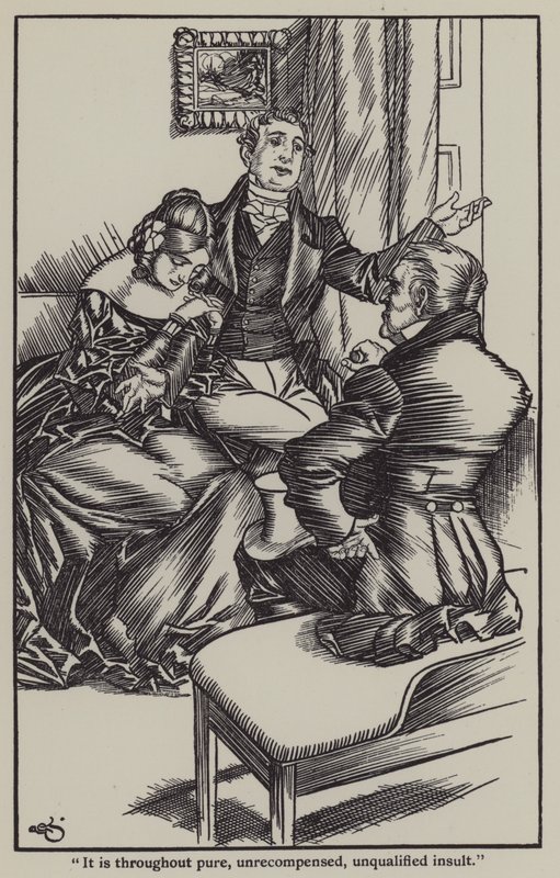 Charles Lamb (lito) tarafından Elia Denemeleri için İllüstrasyon by A. Garth Jones
