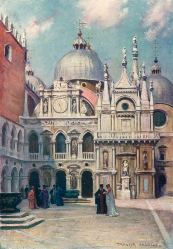 Ducal Sarayı, Avlu by A. Trevor Haddon