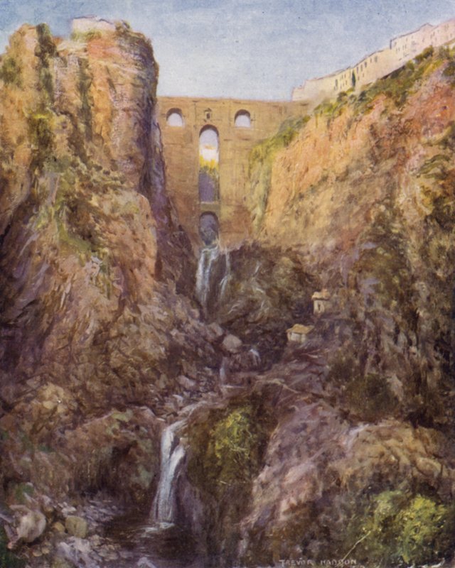 Ronda, Tajo (renkli taş) by A. Trevor Haddon