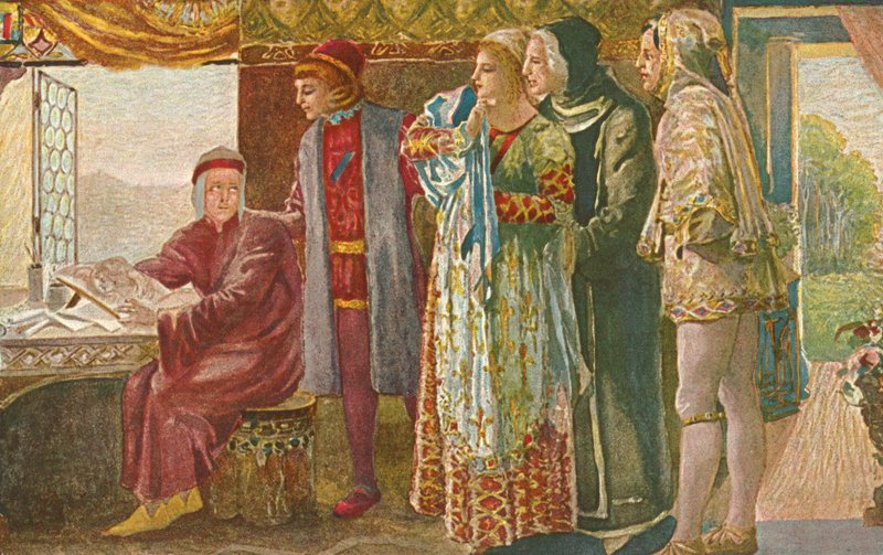 Dante'nin hayatından bir bölüm by A. del Senno