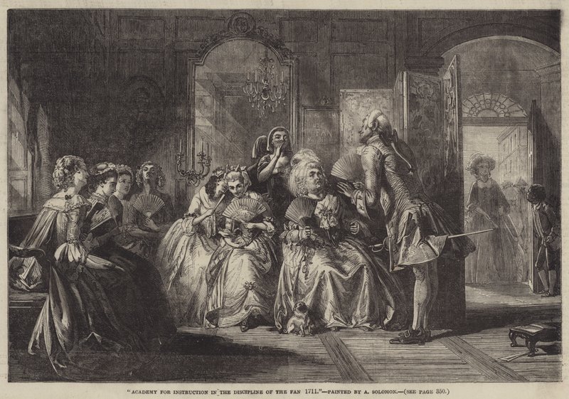 Taraftarın Disiplininde Eğitim Akademisi, 1711 by Abraham Solomon