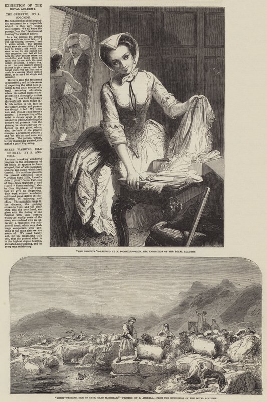 Kraliyet Akademisi Sergisi by Abraham Solomon