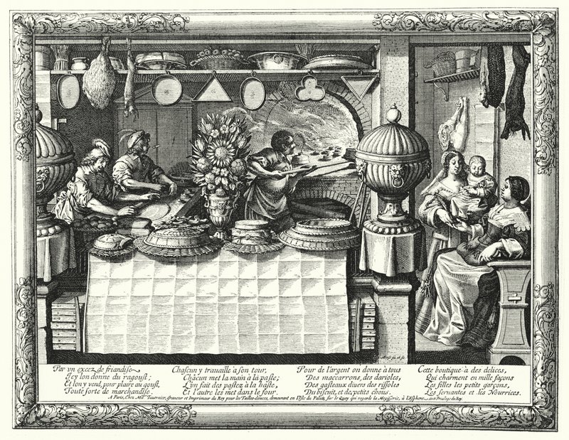 Pastacı (gravür) by Abraham (after) Bosse