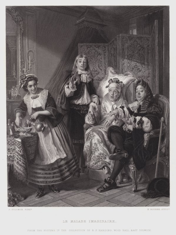 Hayali Geçersiz (gravür) by Abraham Solomon
