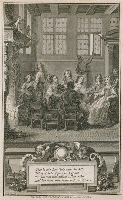 Newcastle Dükü ve Düşesi ve aileleri by Abraham van Diepenbeeck