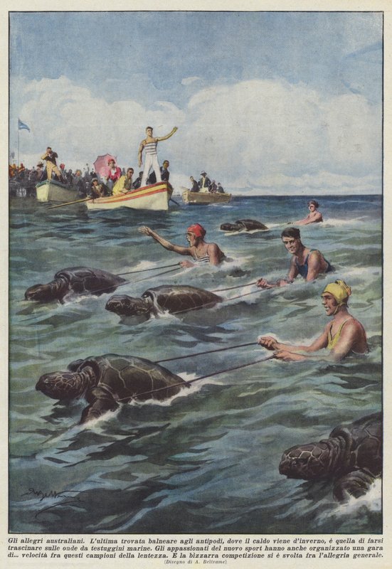 Neşeli Avustralyalılar by Achille Beltrame
