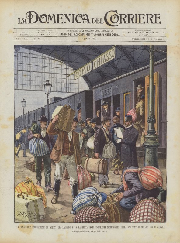 Bunların Tekil Göçü, Güneyli Göçmenlerin Gelişleri Ve Ayrılışları? by Achille Beltrame