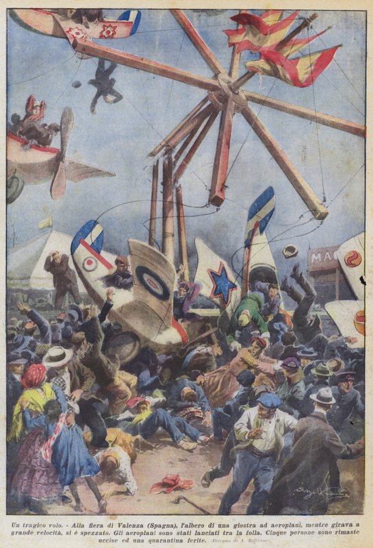 Trajik bir uçuş by Achille Beltrame
