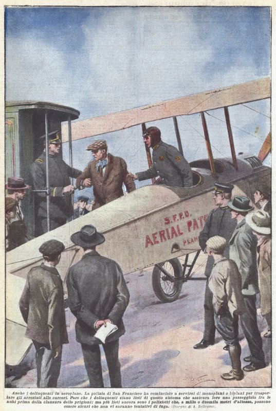 Uçaktaki suçlular bile by Achille Beltrame