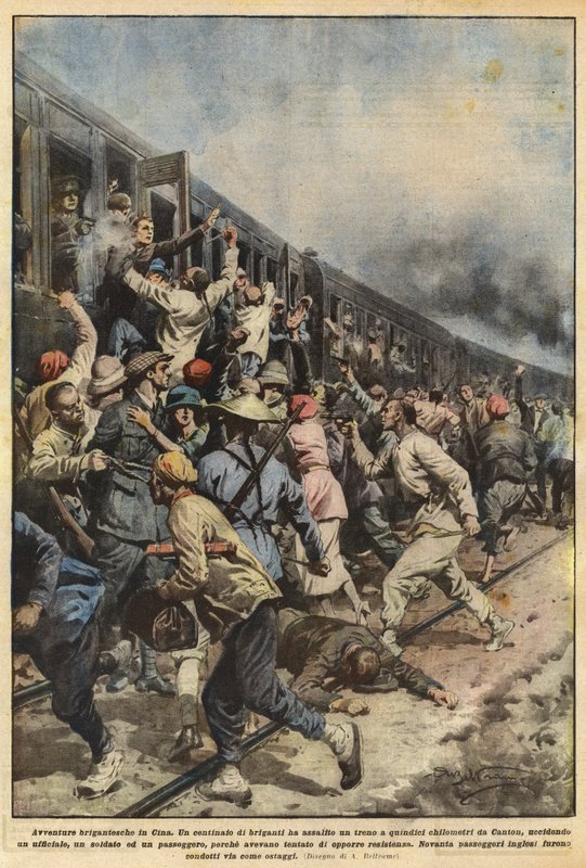 Çin'de haydut maceraları by Achille Beltrame