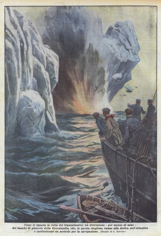 Transatlantik rota nasıl süpürür? by Achille Beltrame