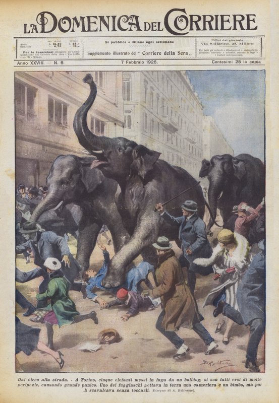 Sirkten sokağa by Achille Beltrame
