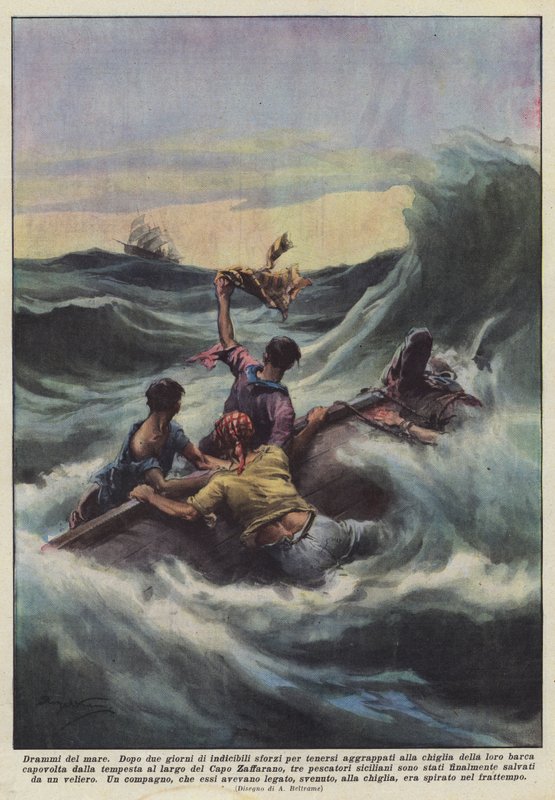 deniz dramaları by Achille Beltrame