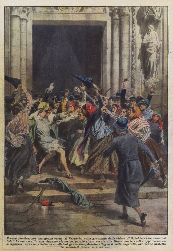 Kısa etek için popüler aşırılıklar by Achille Beltrame