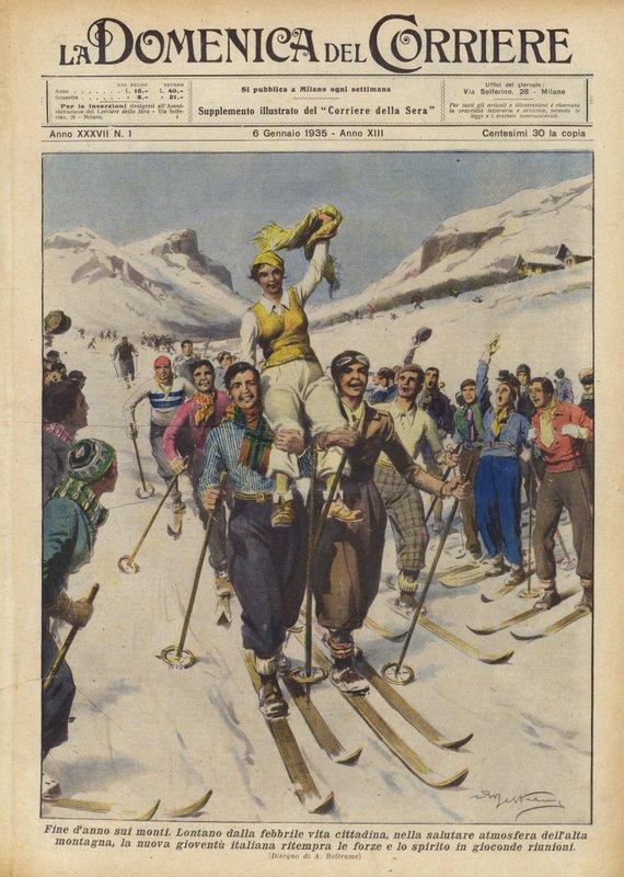 Dağlardaki hasarı sonlandırın by Achille Beltrame