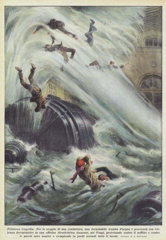 Yıldırım hızında trajedi by Achille Beltrame