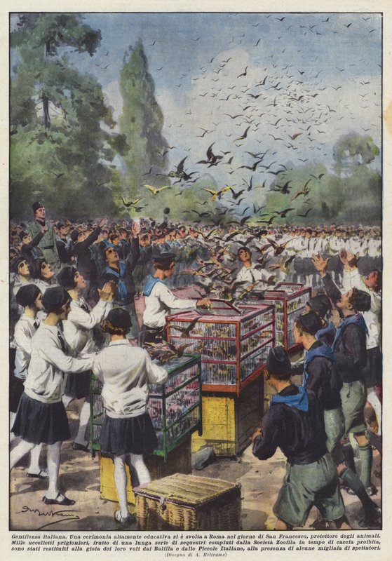 İtalyan nezaketi by Achille Beltrame