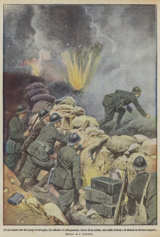 Savaş alanlarının az bilinen kahramanları by Achille Beltrame