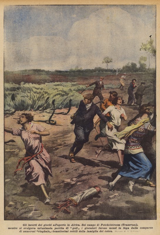 Afrika'daki açık hava oyunlarının belirsizlikleri by Achille Beltrame
