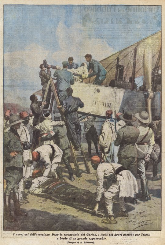 Uçağın yeni kullanım alanları by Achille Beltrame
