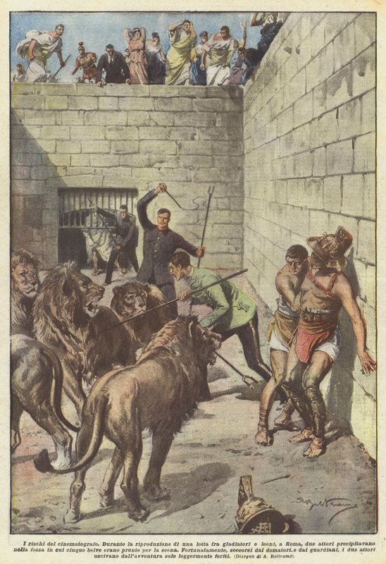 sinemanın riskleri by Achille Beltrame
