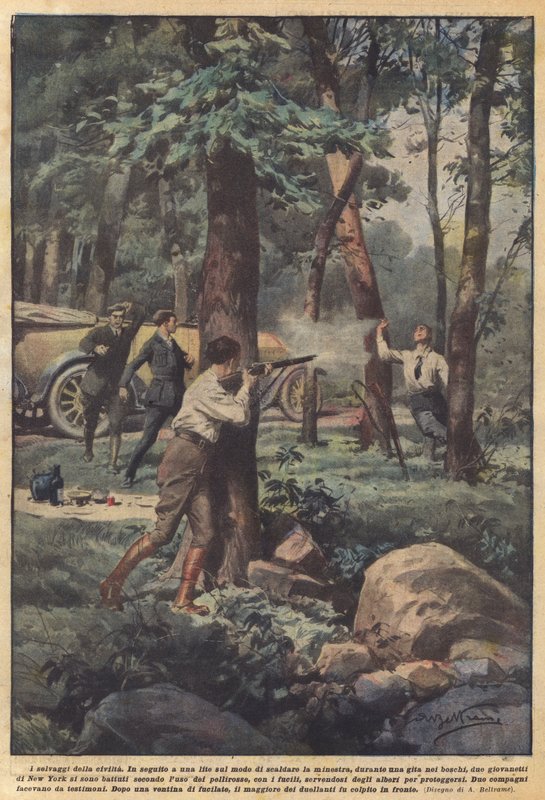 uygarlığın vahşileri by Achille Beltrame