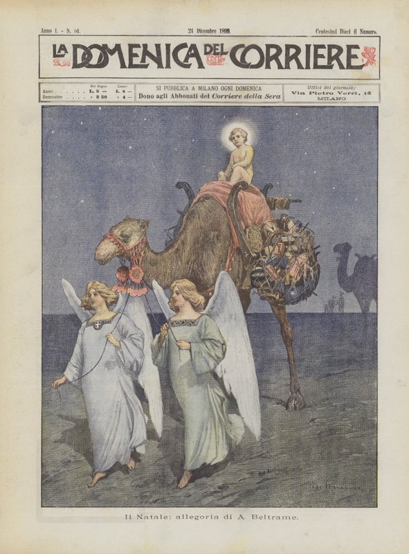 Noel, A Beltrame tarafından bir alegori by Achille Beltrame