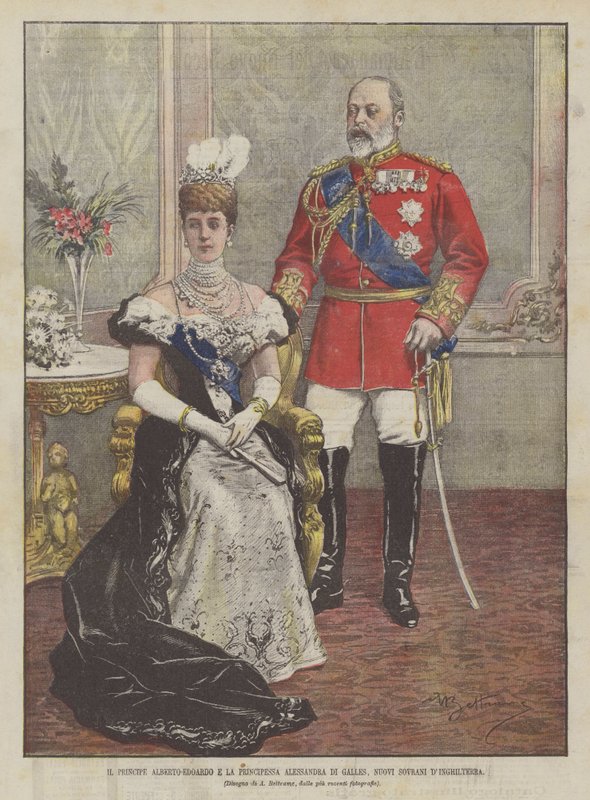 Galler Prensi Albert Edward ve Prenses Alexandra, İngiltere