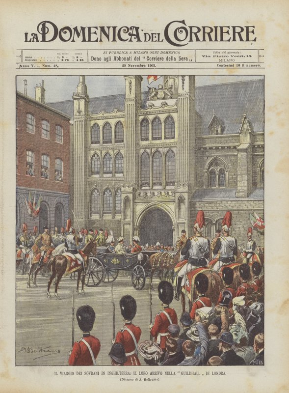 Egemenlerin İngiltere Yolculuğu, Londra Guildhall