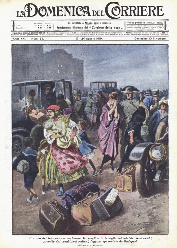 Macar Bolşevizminin Çöküşü by Achille Beltrame
