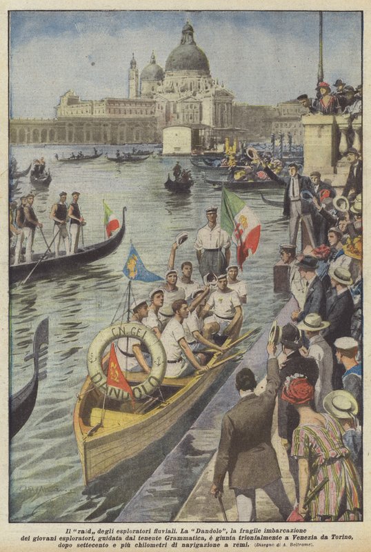 Nehir kaşiflerinin baskını by Achille Beltrame