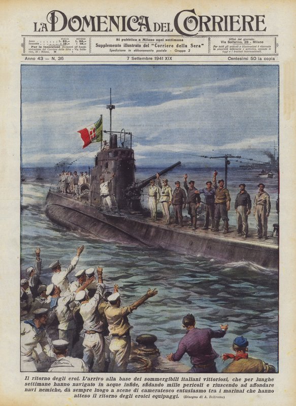 Kahramanların dönüşü by Achille Beltrame