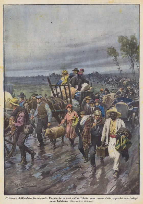 Ezici dalganın dehşeti by Achille Beltrame