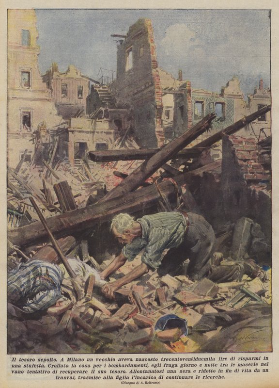 gömülü hazine by Achille Beltrame
