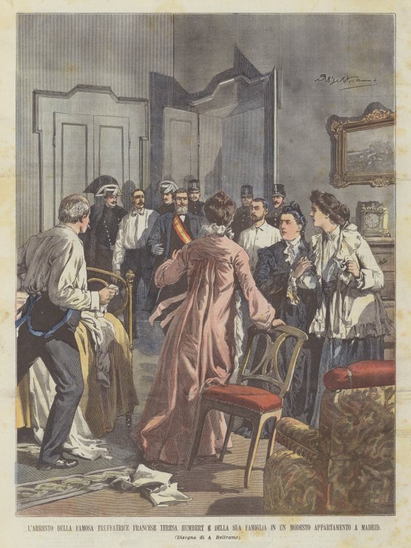Ünlü Fransız dolandırıcı Teresa Humbert ve ailesi Madrid