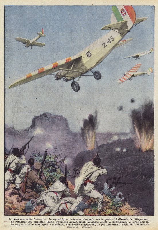 savaşa uçuş by Achille Beltrame