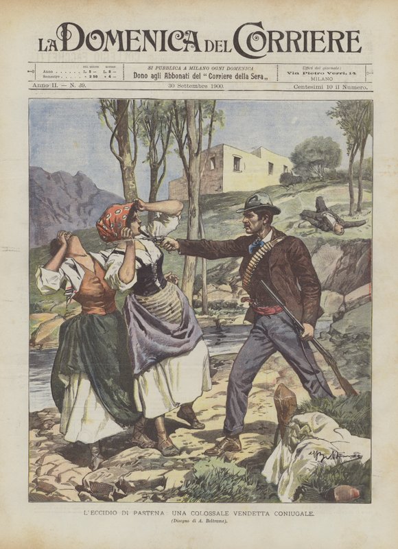 Cccidio Di Pastena, Muazzam Bir Evlilik İntikamı by Achille Beltrame