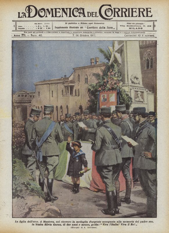 kahramanın kızı by Achille Beltrame
