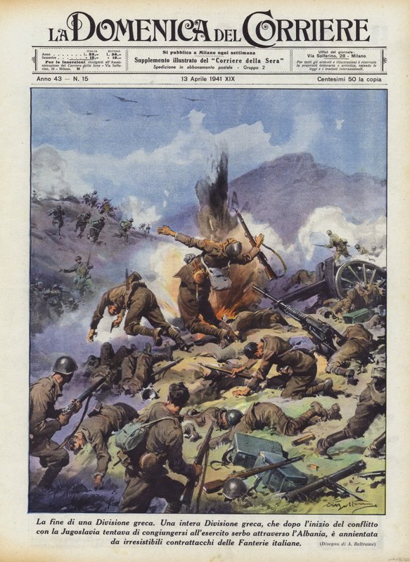 Yunan bölünmesinin sonu by Achille Beltrame
