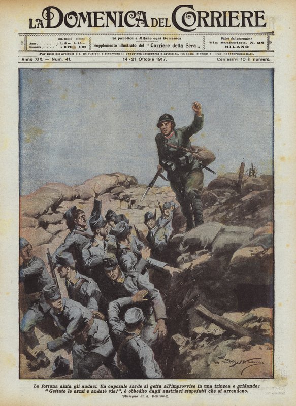 Şans cesurdan yanadır by Achille Beltrame