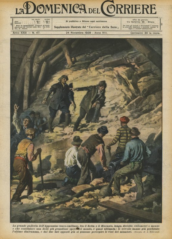 Setta ve Bisenzio arasındaki Toskana-Emilian Apennines