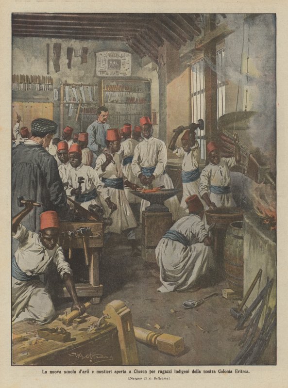 Eritre kolonimizin yerli çocukları için Cheren