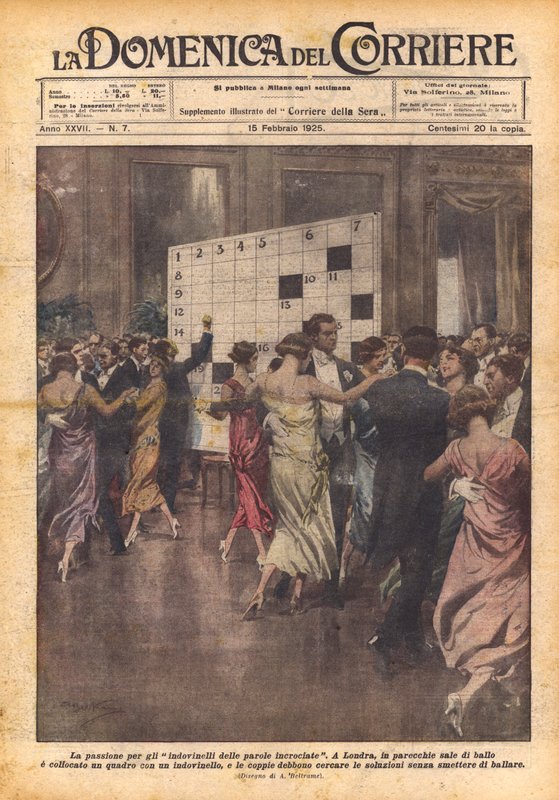 Bulmaca bilmecesi tutkusu by Achille Beltrame