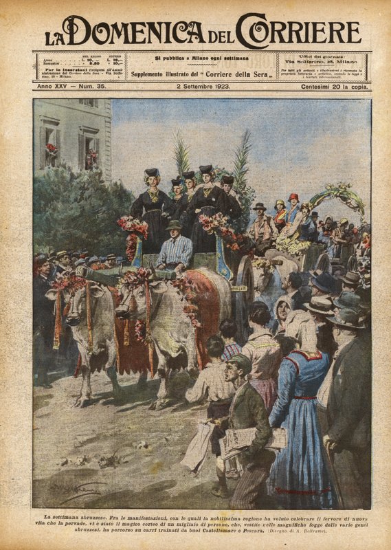 Abruzzo haftası by Achille Beltrame