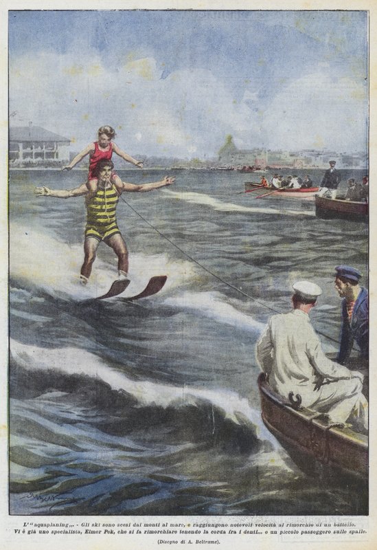 suda kızaklama by Achille Beltrame