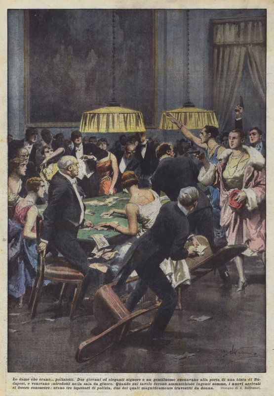 Hanımlar kimdi? polisler by Achille Beltrame
