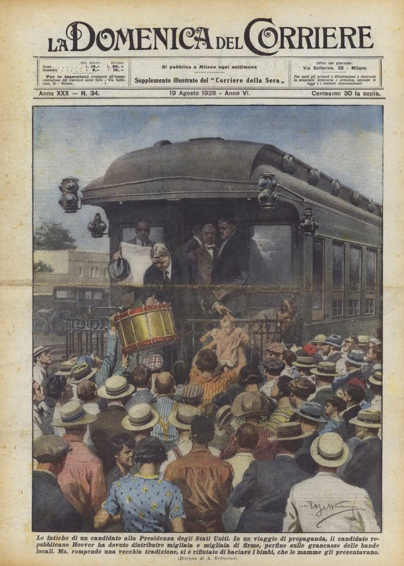 Amerika Birleşik Devletleri başkanlığı için bir adayın emekleri by Achille Beltrame